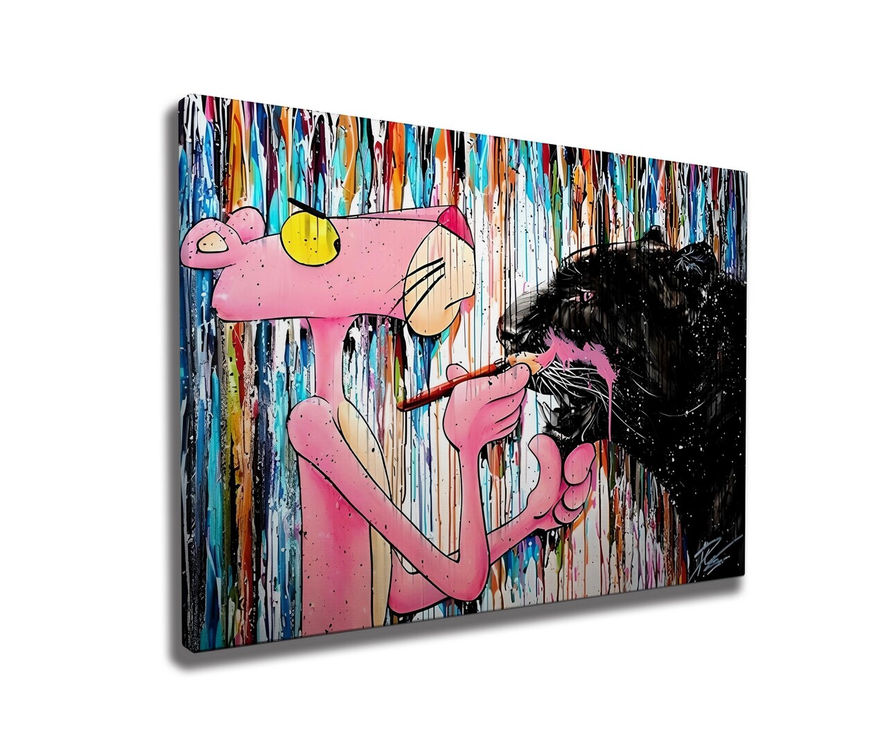 Tablou decorativ, WY340 (50 x 70), Canvas imprimat, Multicolor - view 4