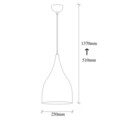 Lustra, Opviq, 892OPV1581, Metal, Negru