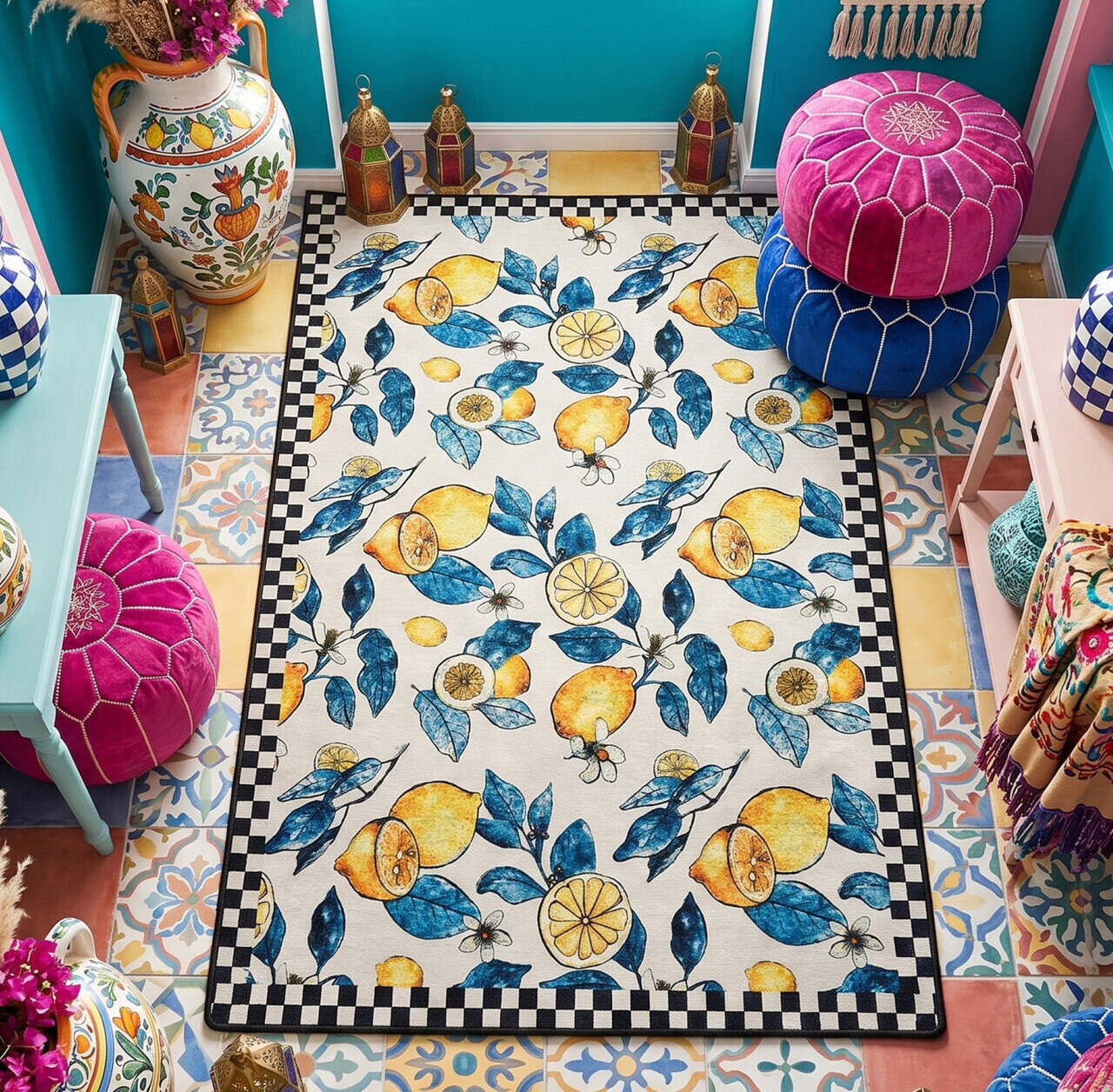 Covor, Lemon HC, 80x200 cm, Multicolor — imaginea 2
