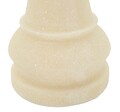 Statueta / figurina decorativa Queen Quarzy, Mauro Ferretti, 12x12x36 cm, polirasina, alb/auriu
