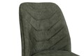 Set 4 scaune, Nmobb, Dallas 565, 50 x 90 x 49 cm, lemn/metal, maro/verde inchis
