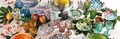Set 6 pahare, Diamante, Brandani, 270 ml, sticla, multicolor