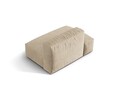 Modul stanga pentru canapea, 2 locuri, Martina-120, Micadoni Home, 133x106x75 cm, catifea, bej deschis