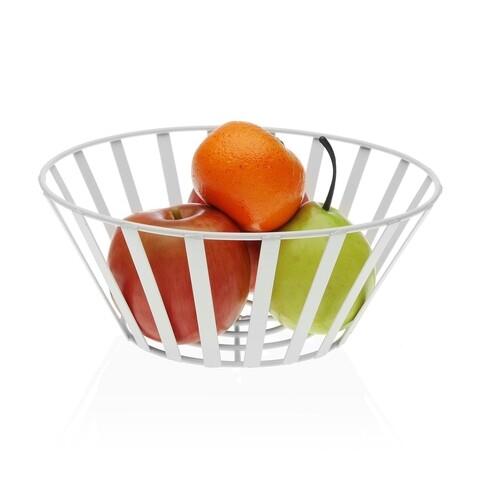 Cos pentru fructe dixon, versa, 25 x 25 x 10 cm, otel, alb