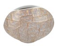 Vaza Eclips, Mauro Ferretti, 48x13x44.5 cm, polirasina, auriu/alb