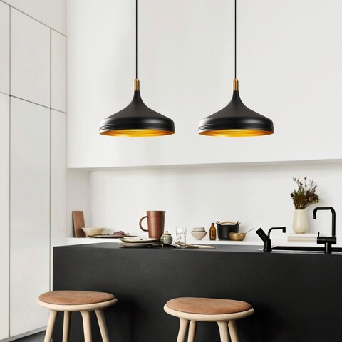 Lustra, Opviq, 892OPV1588, Metal, Negru