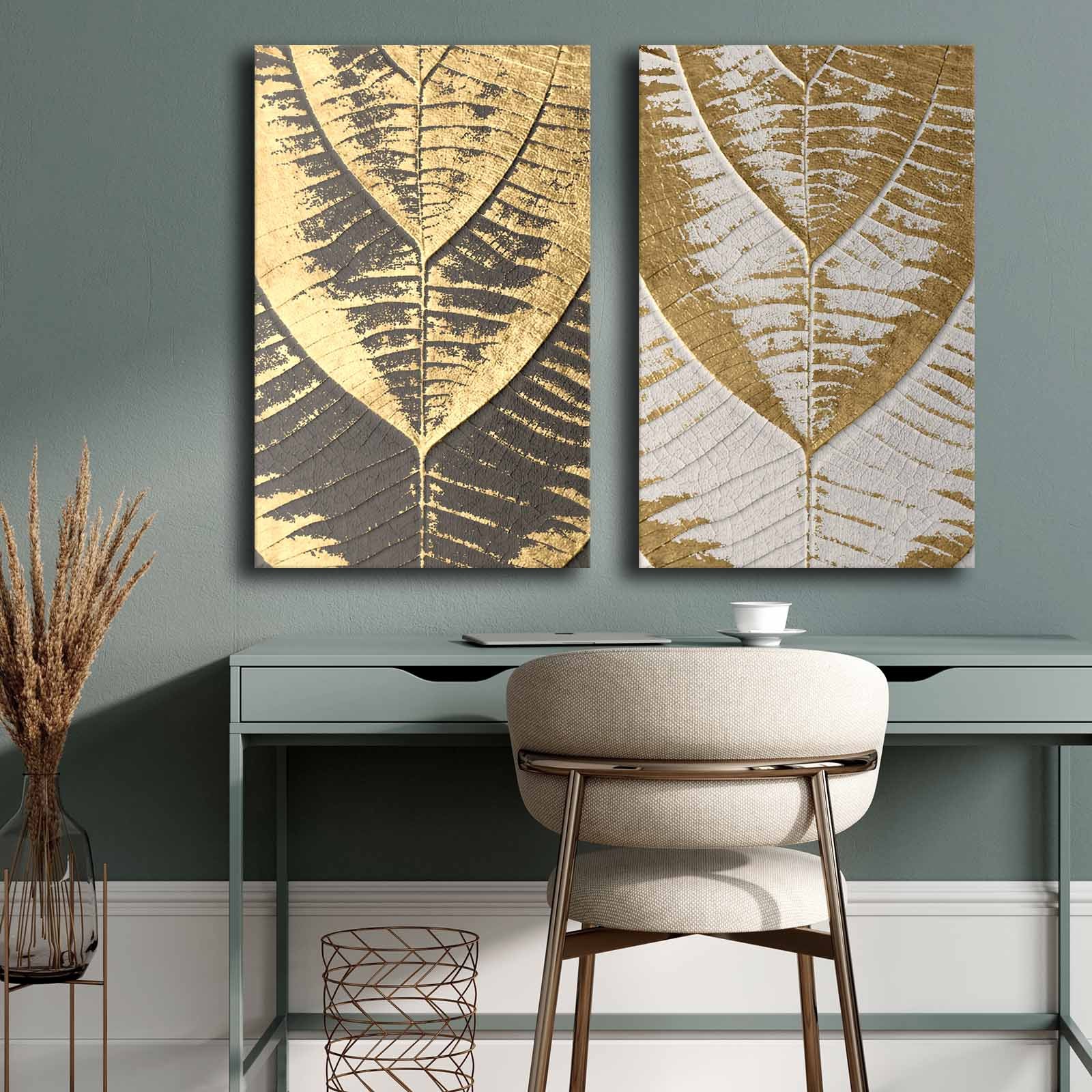 Tablou decorativ, 2P4570GSC-013, Lemn, Multicolor