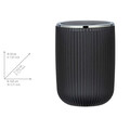 Cos de gunoi, Wenko, Agropoli S, 14.5 x 14.5 x 20 cm, 2 L, plastic, gri