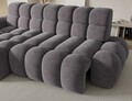 Coltar extensibil dreapta 3 locuri ELTAP, Ceedro, 283x165x98 cm, lemn/poliester, gri