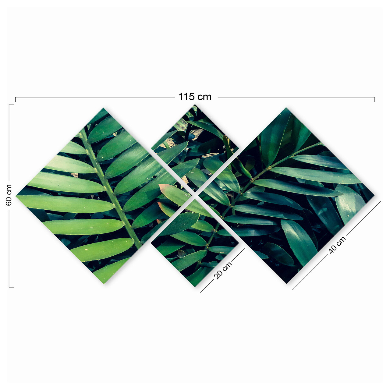 Set 4 tablouri decorative, 4MDF1030559632, MDF, Imprimat UV, Multicolor
