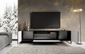 Comoda TV ADRK, Noemi, 200x41x53 cm, PAL melaminat/MDF, negru