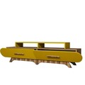 Comoda TV, Hommy Craft, Flora, 205x50x36.8 cm, Nuc / Galben