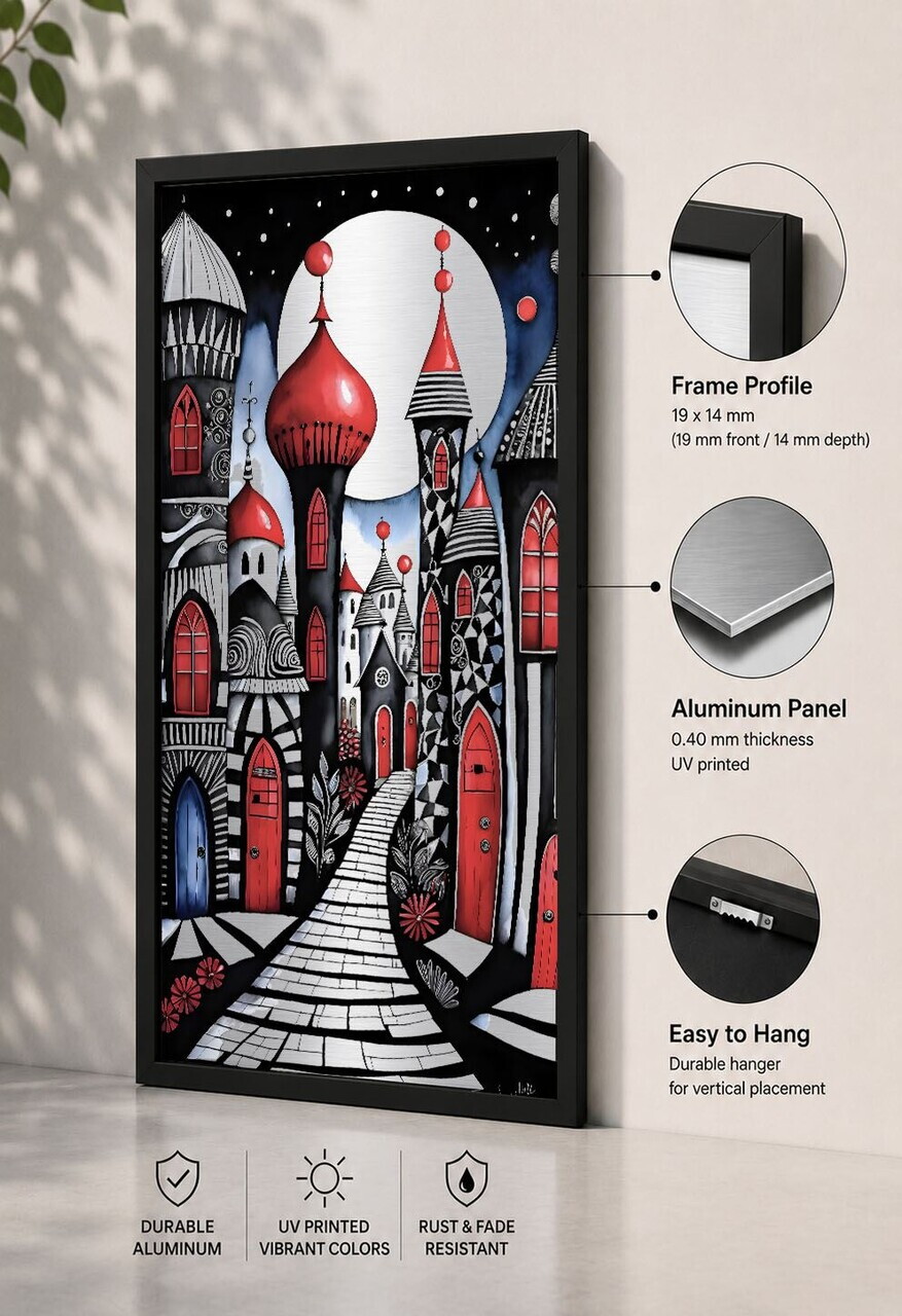 Tablou decorativ, Syhalct-005, Cadru: 100% PVC (Grosime: 2 cm), Multicolor — imaginea 3