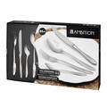 Set tacamuri in cutie Aura, Ambition, 24 piese, inox 18/10, argintiu