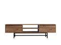 Comoda TV, Puqa Design, Tauber, 180x50x40 cm, PAL, Maro