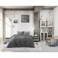 Lenjerie de pat pentru doua persoane, Royal Luxury Grey, Royal Textile,  100% bumbac