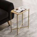 Masuta de cafea, Cerritos, Shb-003-A, 40x56x26 cm, Lemn, Aur / Natural