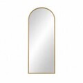 Oglinda Cheval, Hanah Home, Oval 50x160, 50x160x1.5 cm, Auriu