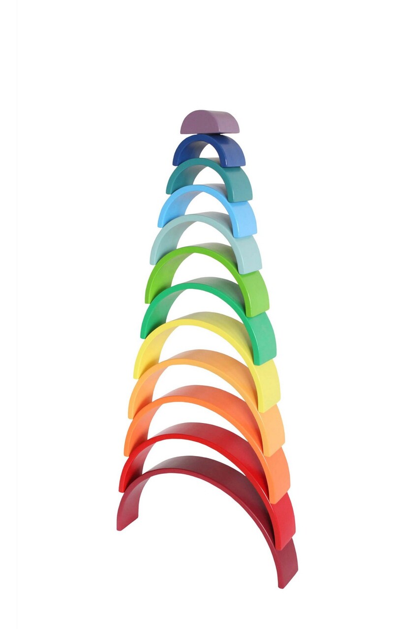Jucarie pentru landou/carucior, Hanah Home, Waldorf, 40x20x7 cm, Multicolor - view 3