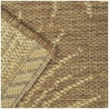 Traversa pentru hol Zara Curls, Decorino, 80x100 cm, polipropilena, maro