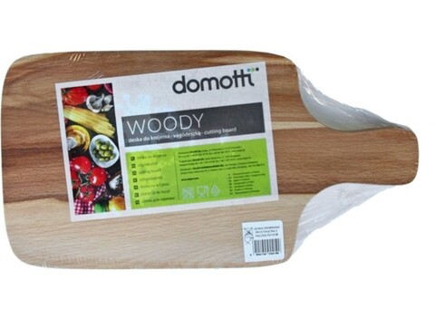 Tocator Woody, Domotti, 30×16 cm, lemn, natural Domotti imagine noua 2022