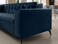 Coltar extensibil stanga 4 locuri ELTAP, Sol-19, Solange, 292x196x84 cm, lemn/poliester, albastru inchis