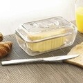 Vas pentru unt, Luminarc, Cow, 7 x 17 cm, sticla, transparent