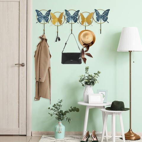 Cuier de perete, Ruhsar, Dimensiuni: 59,5 x 23 cm, Multicolor