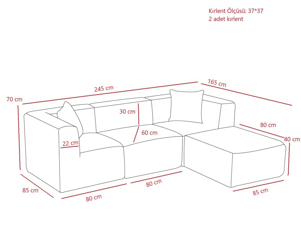 Coltar, Atelier del Sofa, 825BLC5264, Tesatura Chenille, Gri