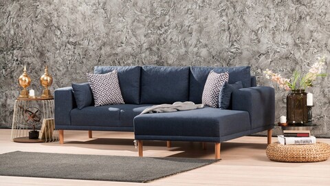 Coltar, balcab home, 825blc1394, lemn de fag, albastru inchis