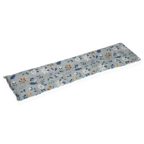 Perna termica Flowers, Versa, 45 x 10 x 13 cm, textil, albastru