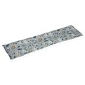 Perna termica Flowers, Versa, 45 x 10 x 13 cm, textil, albastru