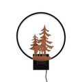 Aplica de perete, Shadow, 526SHD1154, Metal, Negru/Cupru
