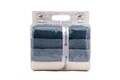 Set 4 prosoape 801, Beverly Hills Polo Club, 50x90 cm, bumbac, petrol