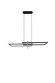 Lustra Salinas, TRIO, 110x40x150 cm, 34W, 1x SMD, metal, negru mat