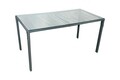 Set gradina/terasa 4 piese, My Interior, Mana, rattan/aluminiu, gri