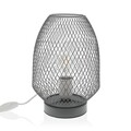Lampa de masa Grey, Versa, 18 x 27 cm, metal