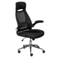 Scaun de birou XL Tecwork, Inter Link, 68x68x114-122 cm, rotativ, metal/poliester, negru