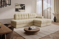 Coltar extensibil dreapta 3 locuri ELTAP, RT-04MO, Blezalt, 240x150x82 cm, lemn/poliester, bej