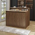 Masa de bucatarie, Hanah Home, 2799, 120x100x80 cm, PAL MELAMINAT, Maro