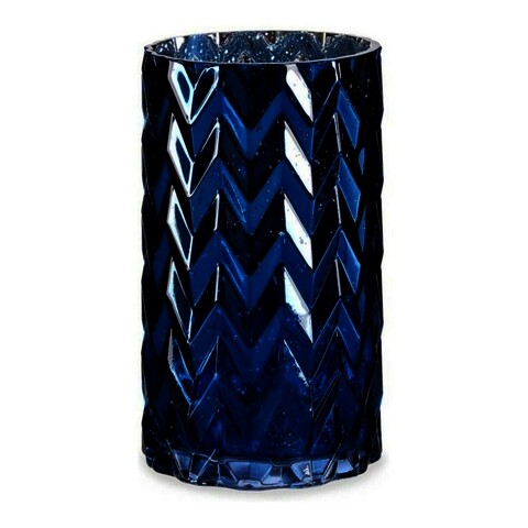 Vaza Melody, Gift Decor, Ø11.3 x 19.5 cm, sticla, albastru