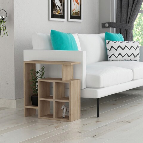 Masuta, Decortie, Mondri, 55x57x20cm, Stejar 55x57x20cm imagine noua 2022