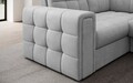 Coltar extensibil dreapta 5 locuri ELTAP, RT-84MO, Blewett, 299x198x82 cm, lemn/poliester, gri deschis