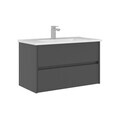 Dulap de baie cu chiuvetă, Hanah Home, Arno 85, Antracit