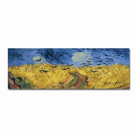 Tablou decorativ, FAMOUSART-05, Canvas, 30 x 90 cm, Multicolor