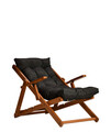 Sezlong, Grace, 591GRC1202, Lemn de fag, Antracit