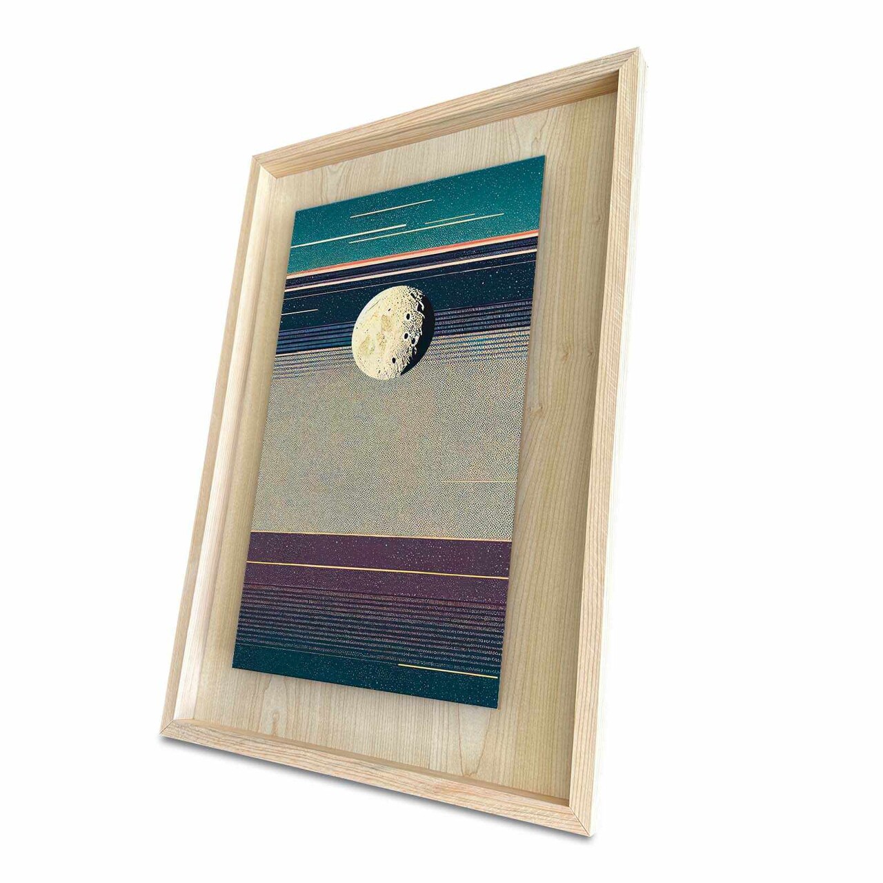 Tablou decorativ, Ahsakca, Fundal: 100% MDF de arțar (grosime: 2,7 mm) Vopsea: 100% MDF (grosime: 5 mm), Multicolor - view 4