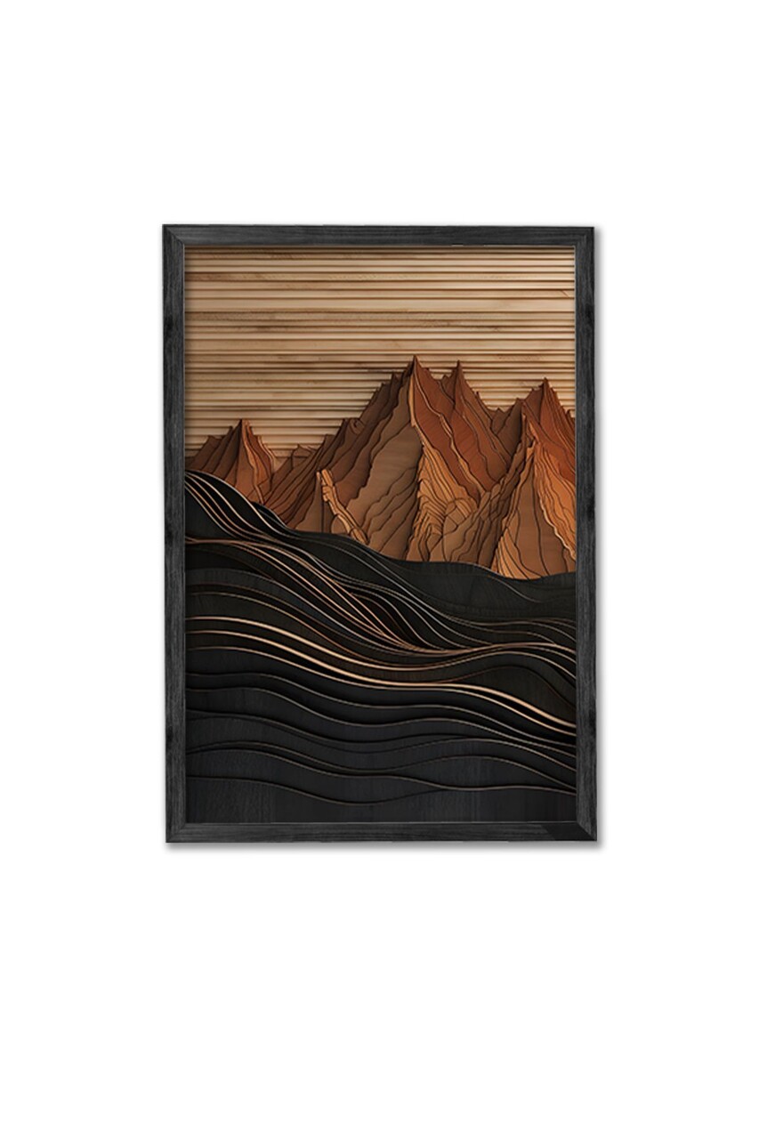Set 3 tablouri decorative, Ersy3Syhcrv63, MDF, Multicolor - view 4