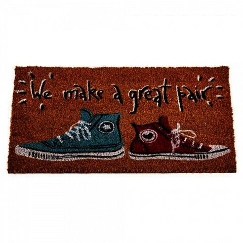 Covoras de intrare Slippers, Gift Decor, 40 x 60 cm, fibra de nuca de cocos Covoare