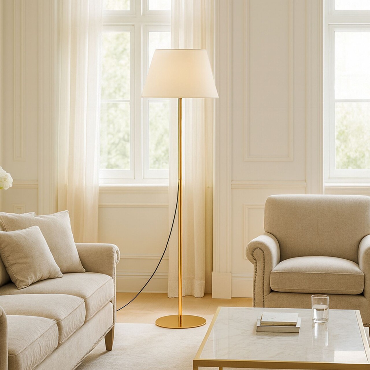 Lampadar, L'essentiel Maison, 780SGN2636, Crem